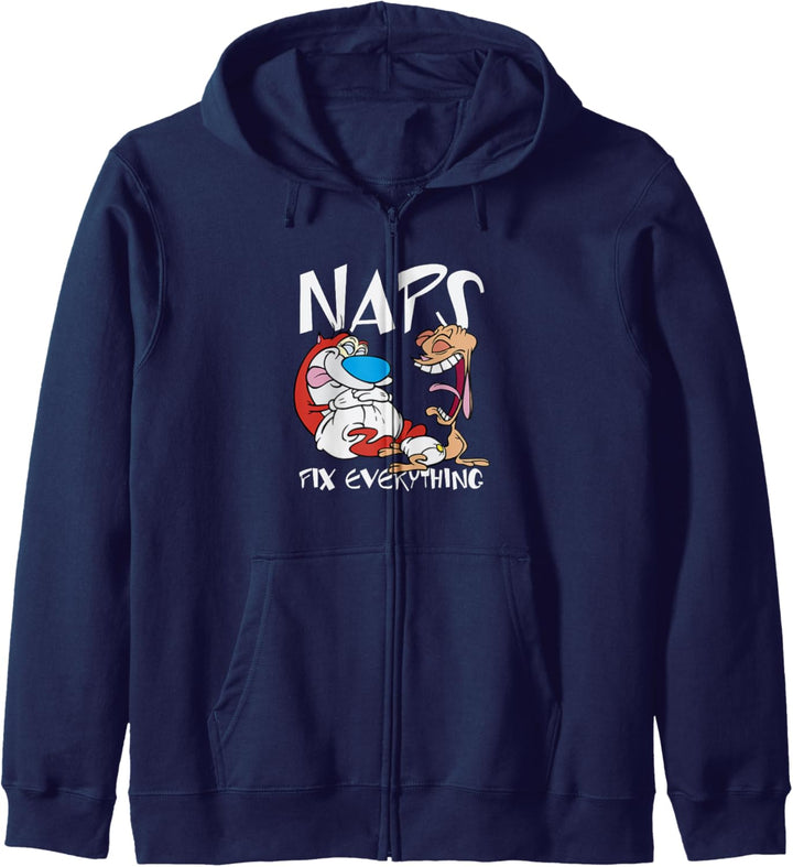 Ren And Stimpy Naps Fix Everything Baby Diapers Kapuzenjacke
