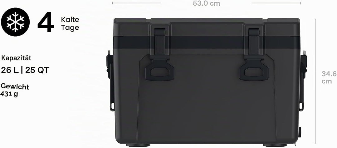 Stanley 1913 Adventure Outdoor Cooler 47L - 48 Stunden Kalt - Kühlbox - BPA-frei -Robuste Camping-Kü