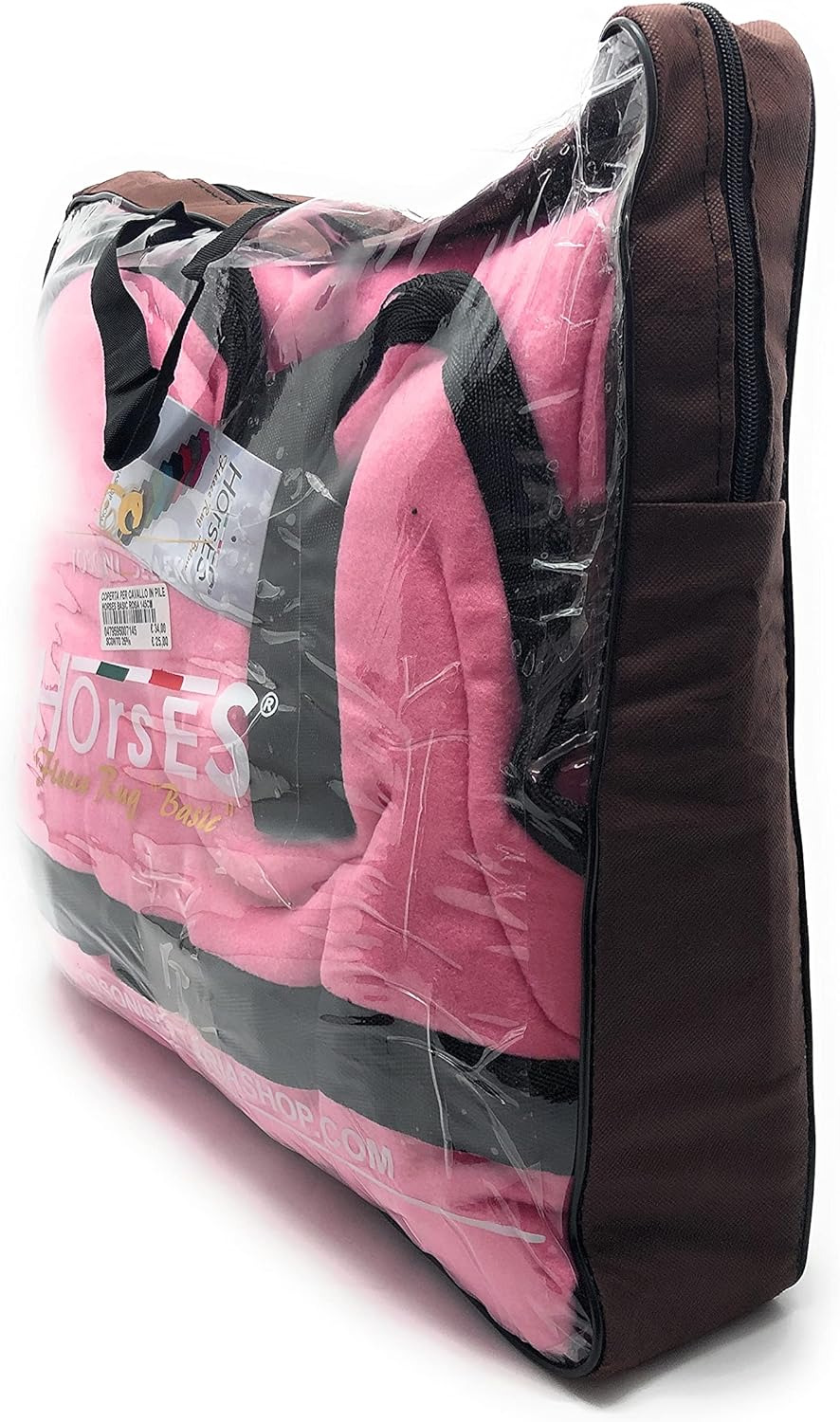 Horses, Fleece Pferdedecke, Basismodell, weich und bequem, ideal für Transport und Feierabend, Gröss