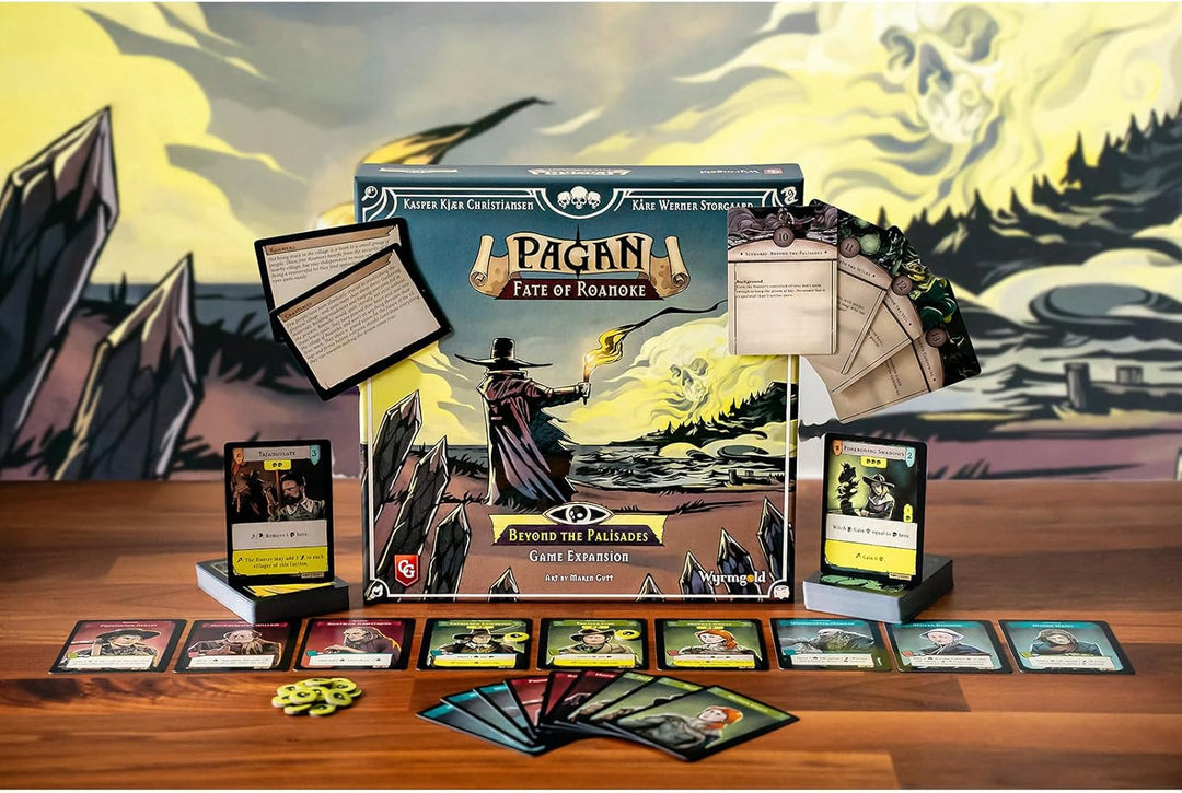 Capstone Games Pagan: Fate of Roanoke – Beyond The Palisades Expansion | New Gloom & Cleanse Mechani