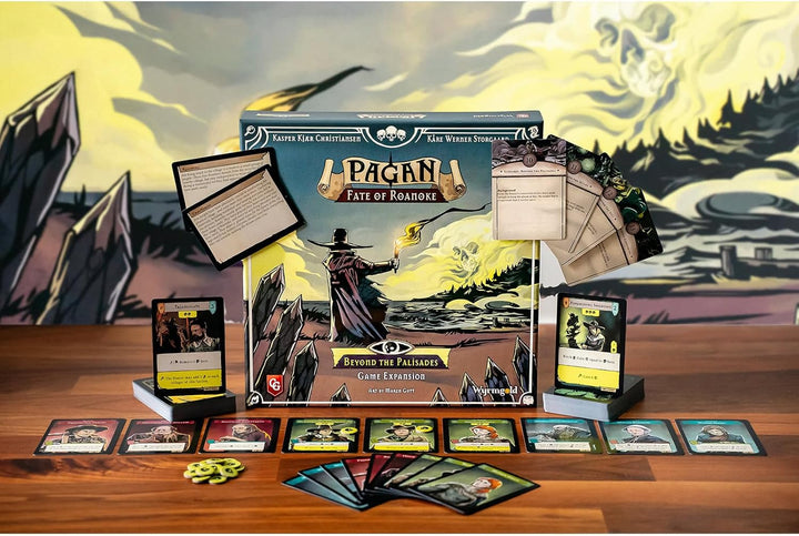Capstone Games Pagan: Fate of Roanoke – Beyond The Palisades Expansion | New Gloom & Cleanse Mechani