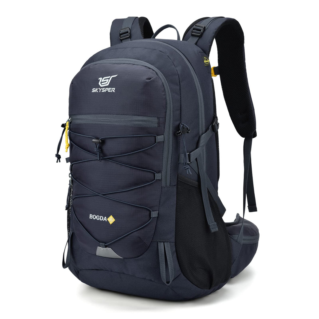 SKYSPER Wanderrucksack 30L/35L Trekkingrucksack Leicht Rucksack mit Rückenbelüftung aus atmungsaktiv