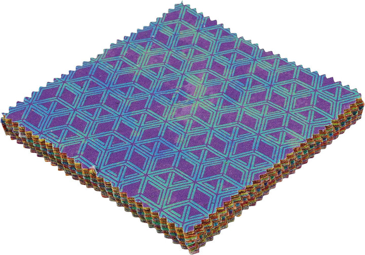 Soimoi Batik Drucken Vorgeschnittenen 5-Zoll-Baumwollgewebe Heimwerker Patchwork Sewing Craft Steppe