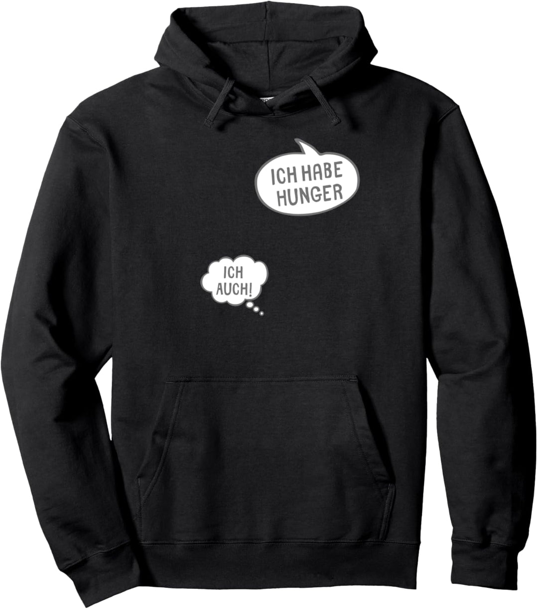 Schwangerschaft Verkünden Ich Hab Hunger Babybauch Schwanger Pullover Hoodie