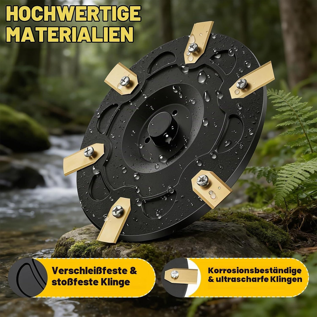 Messerteller + 6 Stück Klingen + 6 Schrauben, Mähroboter Messerscheibe Kompatibel mit Segway Navimow