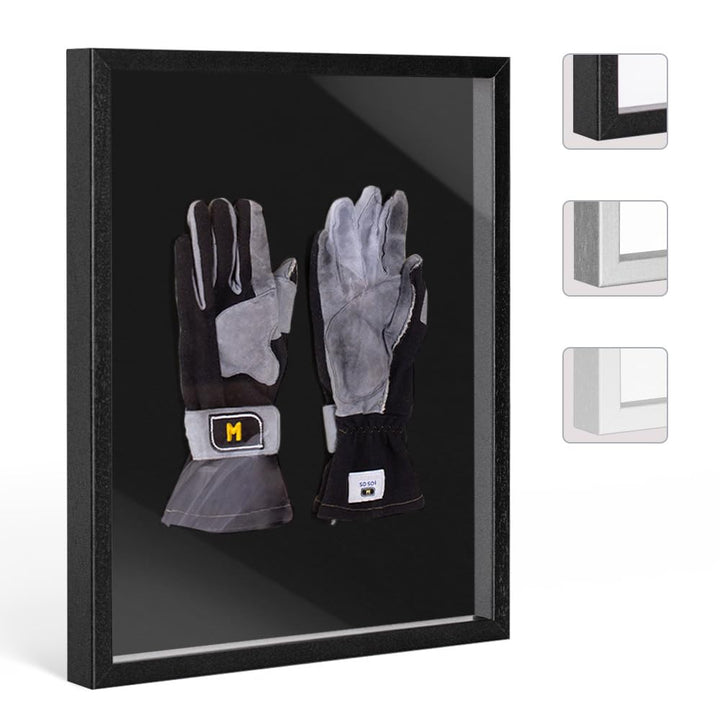 Bildershop-24 Objektrahmen Trikotrahmen Vario inkl. Bügel und Passepartout 50x60cm Schwarz (lackiert
