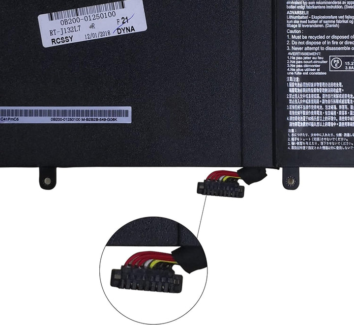 swark Laptop Akku C41N1416 kompatibel mit Asus ZenBook Pro G501 G501VW G501VJ G501JW G601J N501J N50