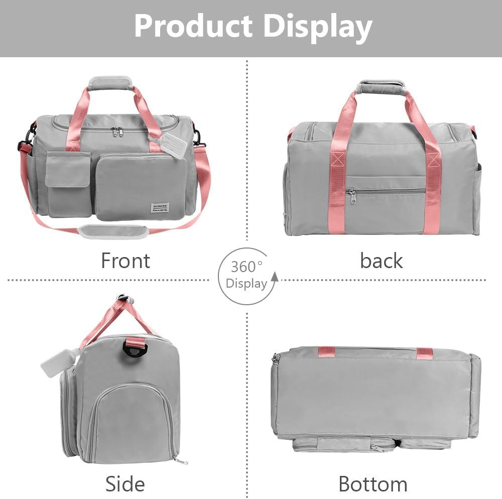 Flintronic 36L Faltbare Reisetasche Gepäcktasche Grosse Weekender Übernachtungstasche Urlaubstasche