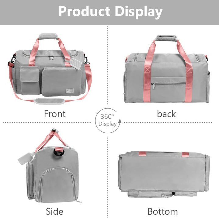 Flintronic 36L Faltbare Reisetasche Gepäcktasche Grosse Weekender Übernachtungstasche Urlaubstasche