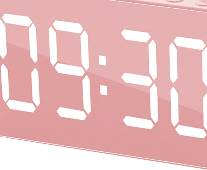 Annadue Digitaler Wecker mit Lautsprecher, Wecker Radios Unterstützt, Speicherkarte, AUX Kabel Wiede