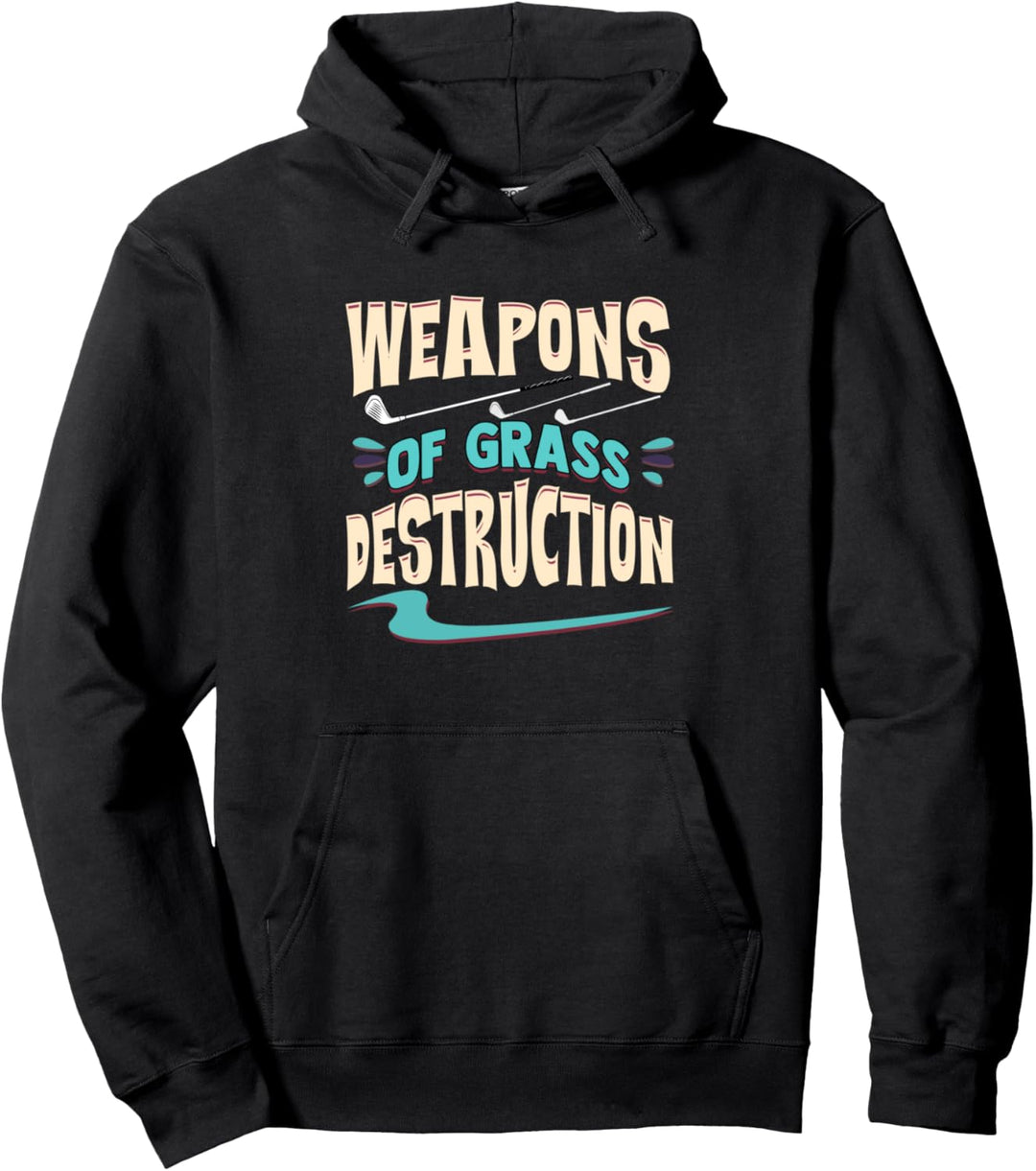 Golf Lustig Golferin Golfer Grafik Golfspieler Pullover Hoodie