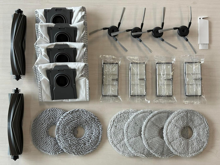 JoyBros Zubehör für Dreame X40 Ultra Complete L40 Ultra X40 Master Wischpads X6; Staubbeutel X4; Fil