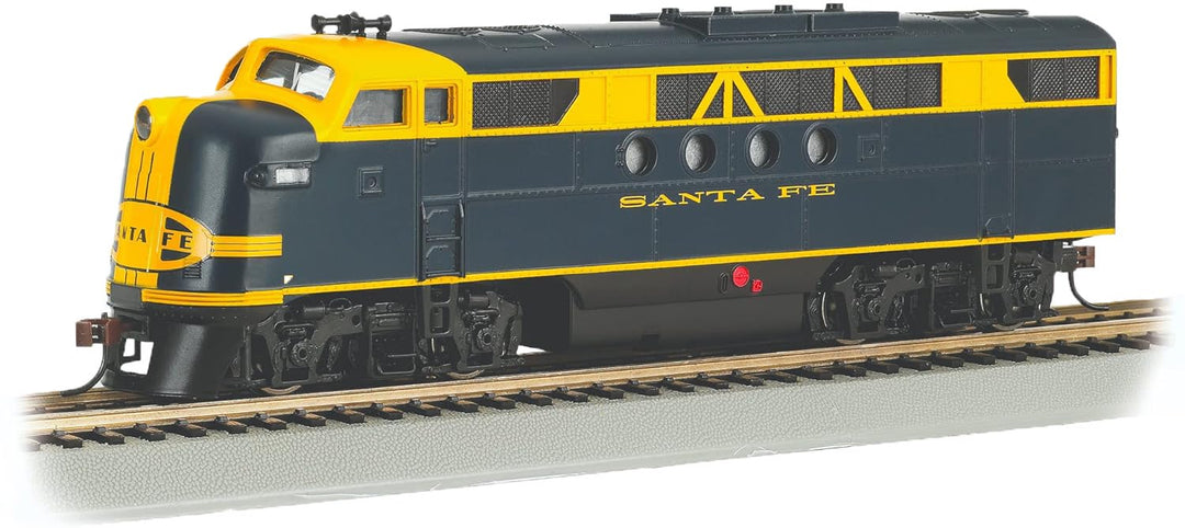 Bachmann Trains - F7A DCC Ready Lokomotive - Santa FE - Blau & Gelb - Ho Scale