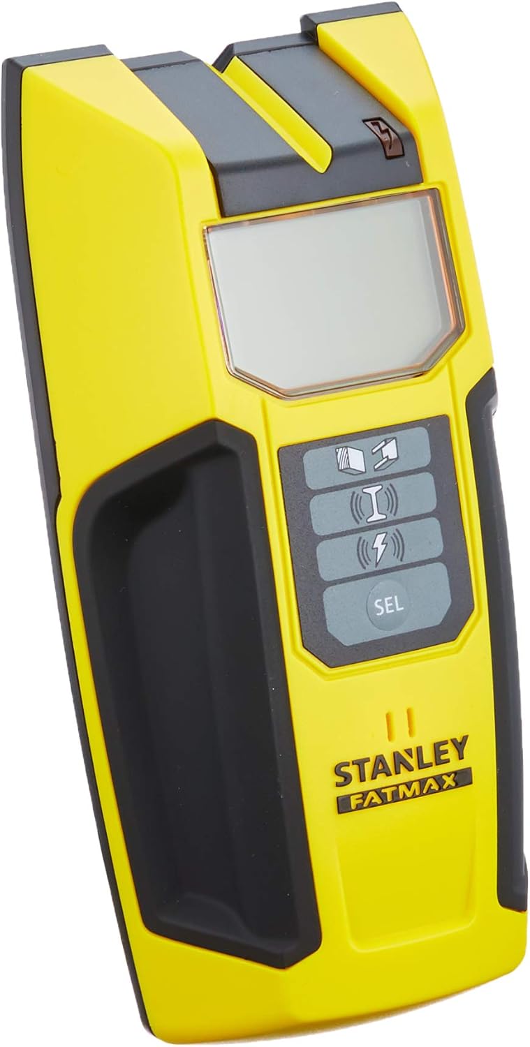 Stanley FatMax Materialdetektor S300 Ortungsgerät/Leitungssucher/Multifinder/Holzortung, LCD-Display