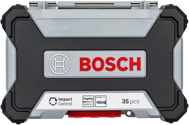 Bosch Professional 35tlg. MultiConstruction Bohrer- und Impact Control Schrauberbit-Set (Pick and Cl