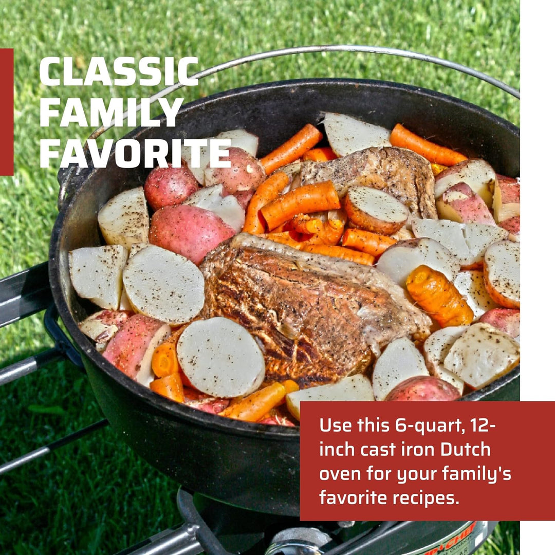 Camp Chef Classic Dutch Oven, in verschiedenen Grössen 12 Zoll, 12 Zoll