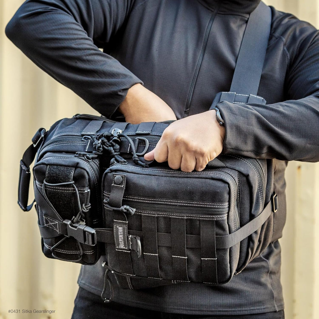 Maxpedition Gearslinger Sitka, 10 liters Schwarz, Schwarz