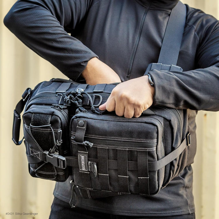 Maxpedition Gearslinger Sitka, 10 liters Schwarz, Schwarz