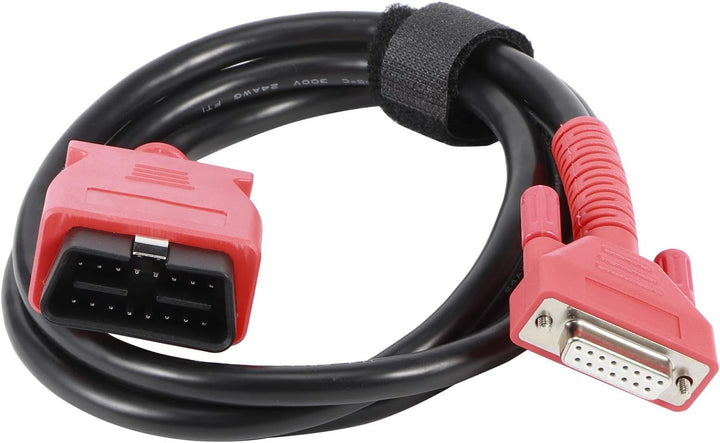 Qiilu OBD2 Auto Diagnosekabel, Scanner Haupttestdatenkabel OBD2 Kabelersatz Passend für MaxiSys MS90