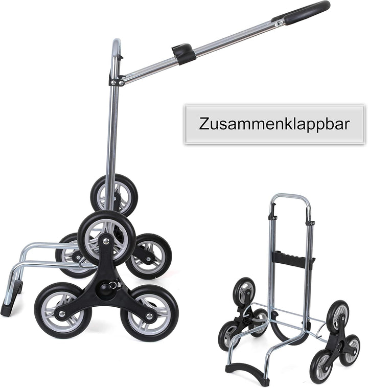 ANDERSEN Einkaufstrolley - Treppenst. Scala Sh. Sofia rot 43 L einkaufen, gross, leichtgängig, Räder