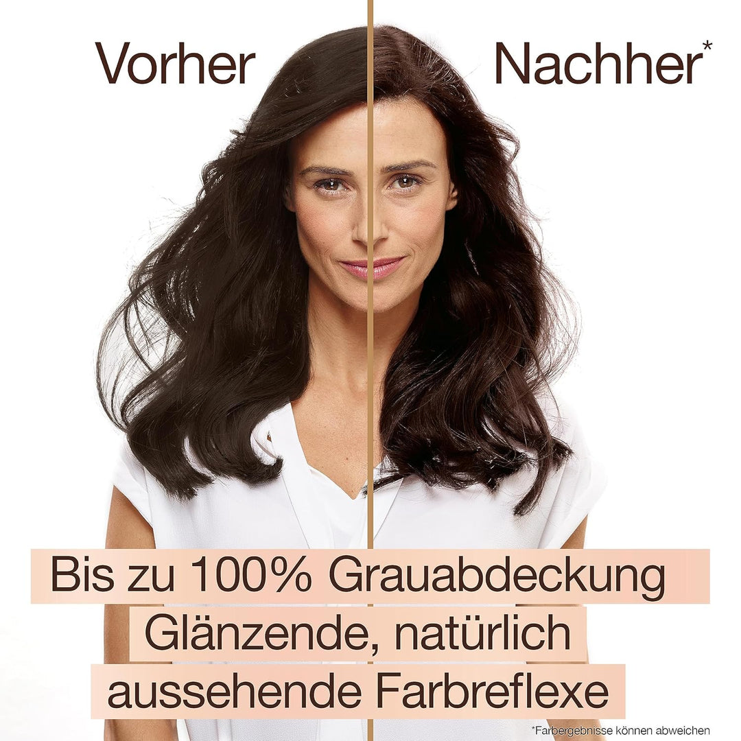 Garnier Dauerhafte Haarfarbe, Haarfärbeset für intensive und langanhaltende Haarfarbe, Coloration fü