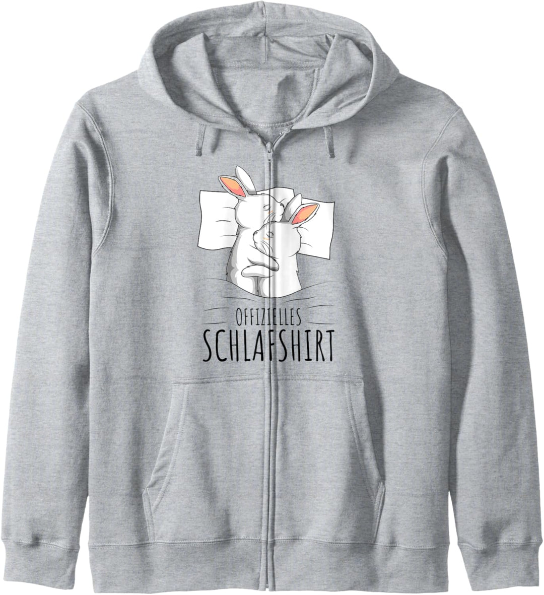 Offizielles Schlafshirt Hase Kaninchen Kapuzenjacke