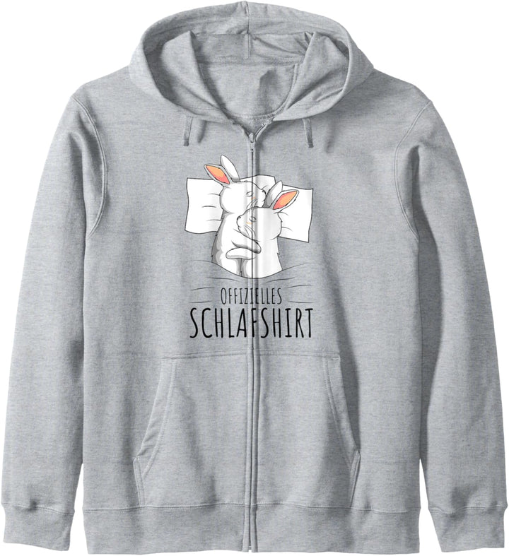 Offizielles Schlafshirt Hase Kaninchen Kapuzenjacke