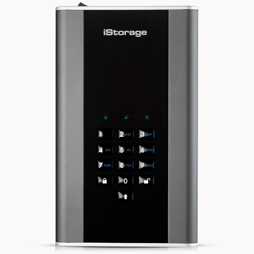 iStorage IS-DT2-256-10000-C-G 10TB diskAshur DT2 256-bit USB 3.1 Desktop Festplatte mit Hardwarevers