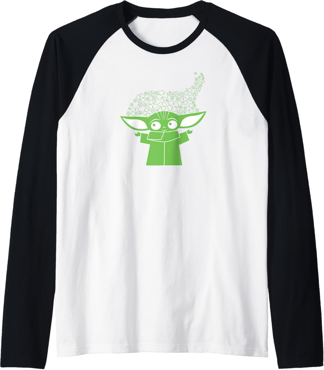 Star Wars The Mandalorian The Child St. Patrick's Day Raglan