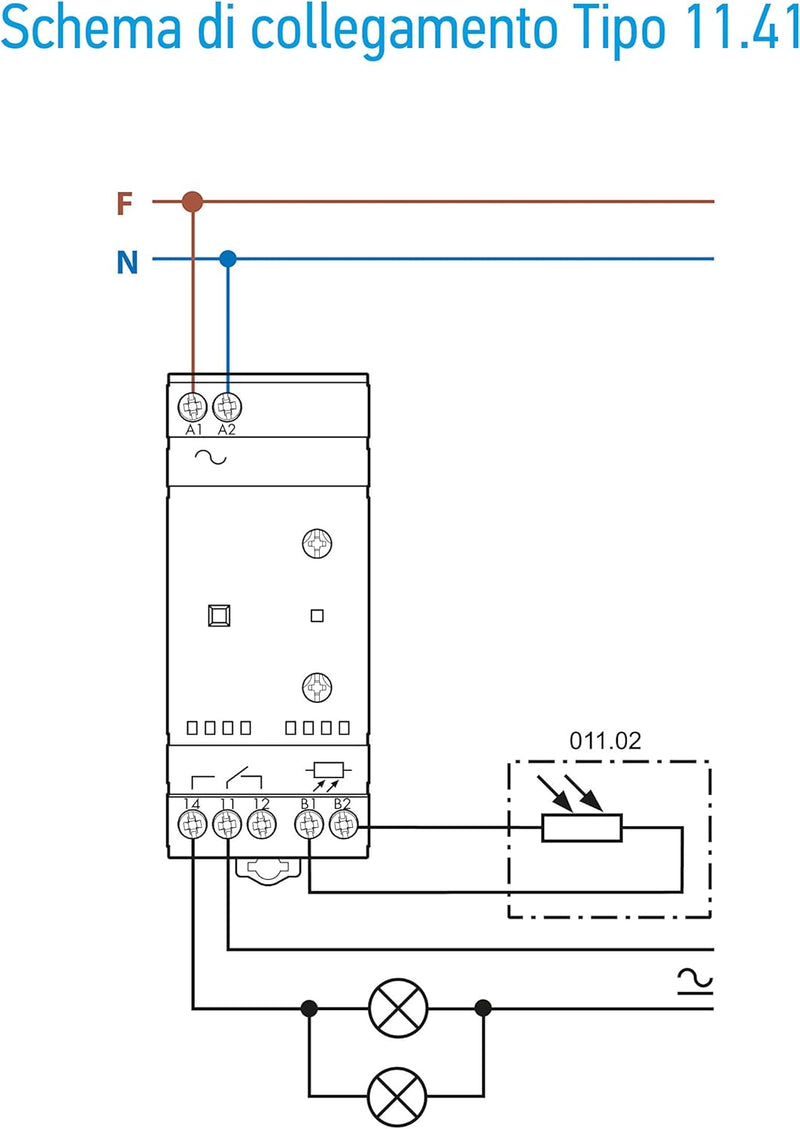 Finder 114182300000PAS Dämmerungsschalter, mit Wechsler, 16 A, 230 VAC