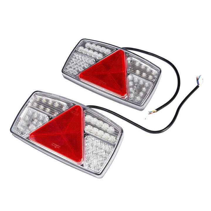 ETUKER 2stk LED Anhänger Rückleuchten Bremsleuchte, 10~30V Anhänger Rücklicht Kontrollleucht Wasserd