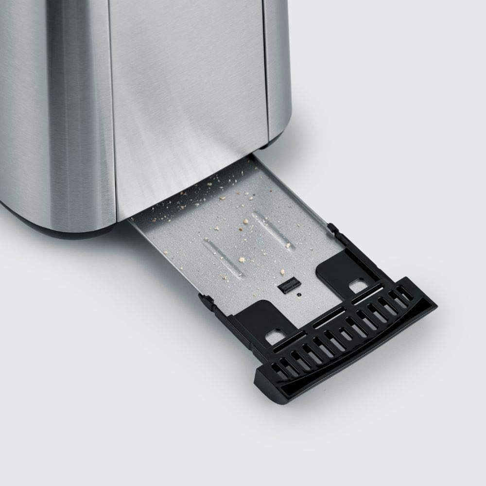 SEVERIN Turbo Toaster, Toaster mit Brötchenaufsatz, Edelstahl Toaster für 50%* schneller gebräuntes