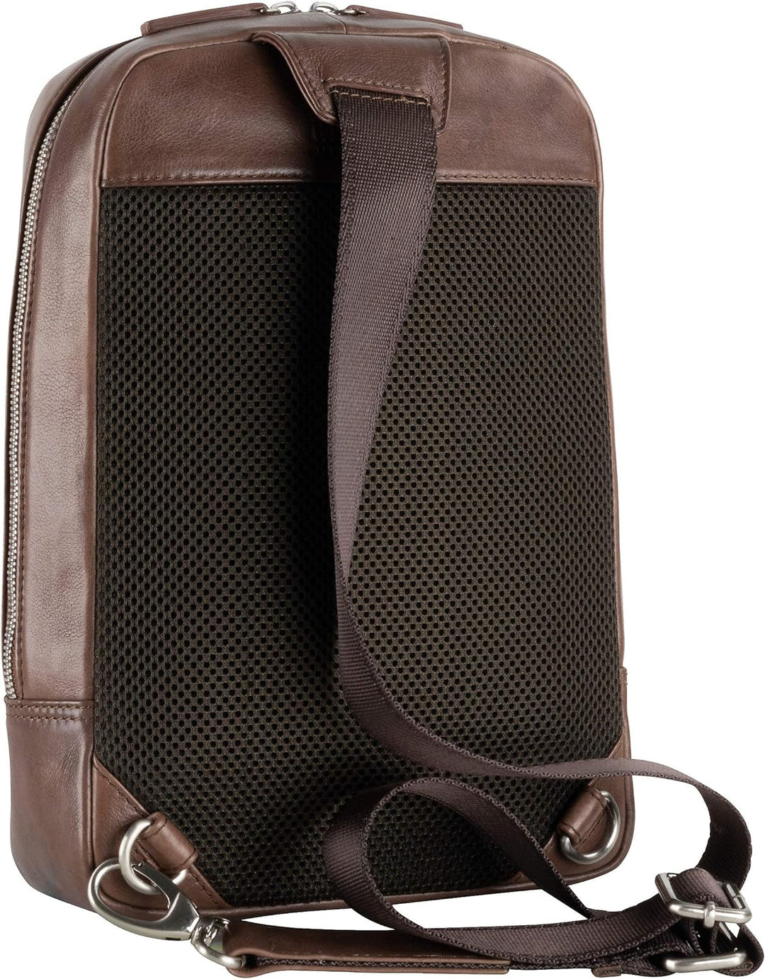 Leonhard Heyden Amsterdam Umhängetasche Leder 30 cm Braun, Braun