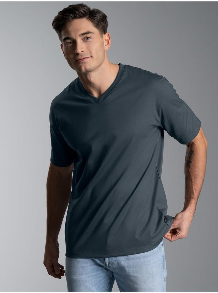Trigema Herren T-Shirt, Anthrazit