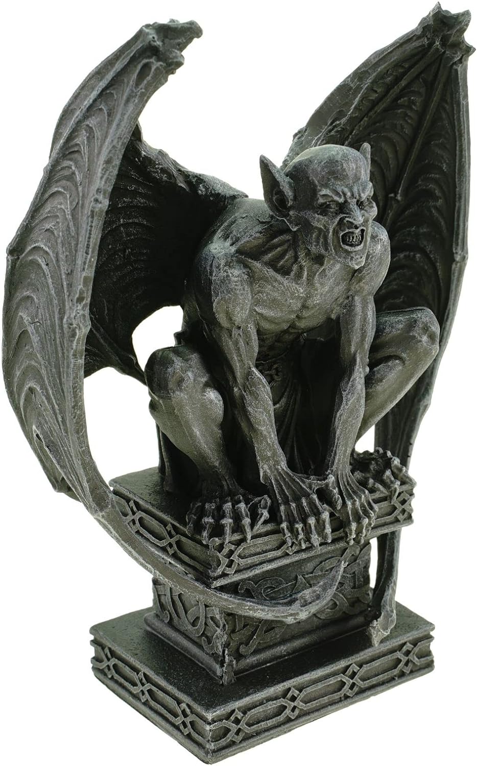 Vogler Midnight Demon mit Schwingen auf Sockel Dämon Gargoyle 19 cm Figur