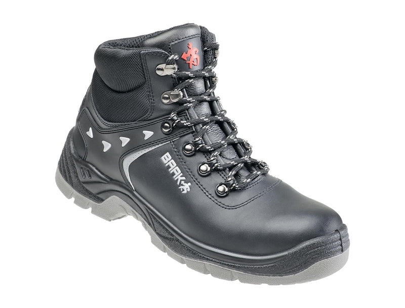 BAAK Sicherheitsstiefel Heinrich Industrial S3, Hochschuhe BGR191 Grösse 42, schwarz, 8234 42 EU, 42