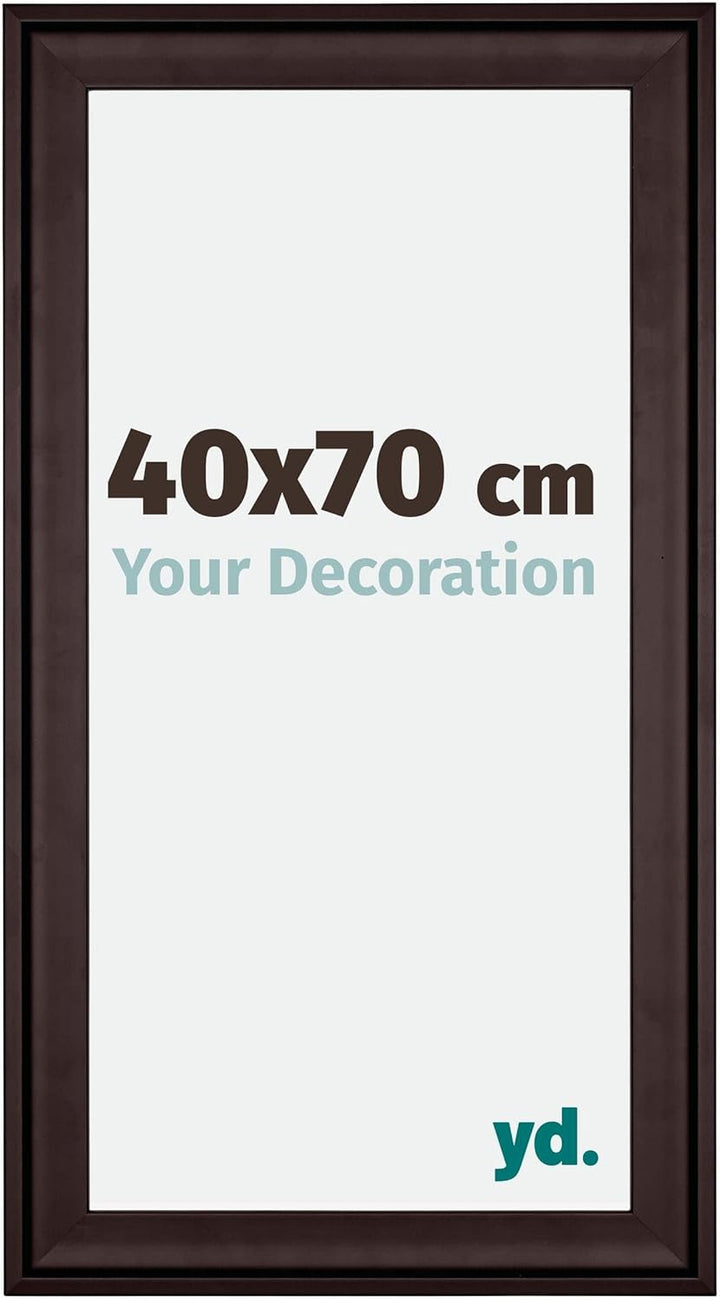 yd. Your Decoration - Bilderrahmen 40x70 cm - Bilderrahmen aus Holz mit Acrylglas - Antireflex - Aus