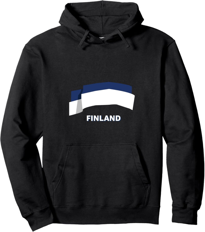 Flagge Finnland Pullover Hoodie