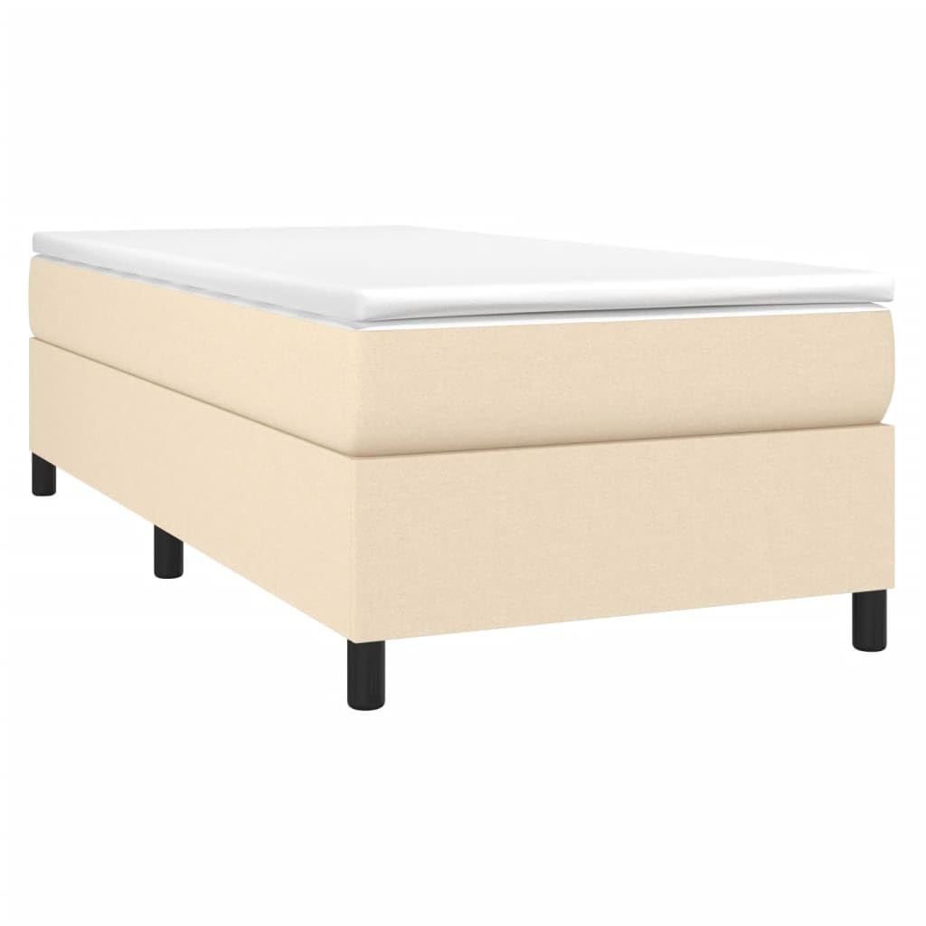 vidaXL Boxspringbett, Bettgestell mit Lattenrost, Bett Polsterbett mit Stützbeinen, Einzelbett Schla