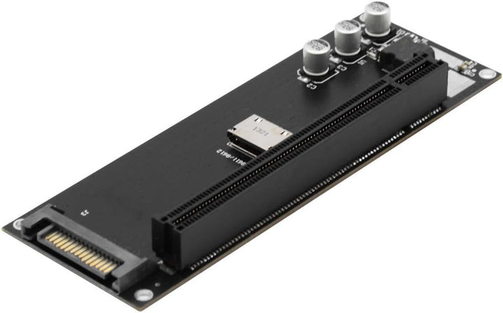 Oculink SFF-8611/8612 auf PCI-E 4.0 x16 Erweiterungskarte mit SATA-Stromanschluss für Externe Grafik