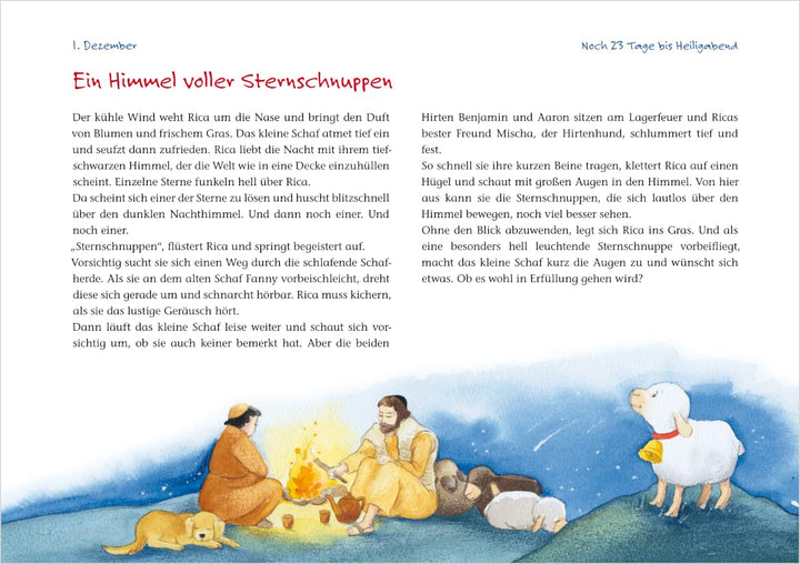 Rica auf dem Weg nach Bethlehem. Ein Folien-Adventskalender zum Vorlesen und Gestalten eines Fenster