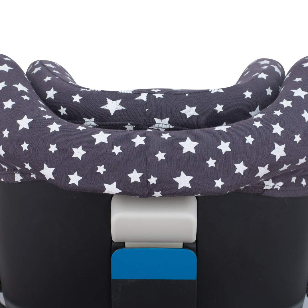 JYOKO KIDS Bezug für Autositz kompatibel mit Bugaboo Nuna by Turtle, aus Baumwolle (Winter Sky), Win