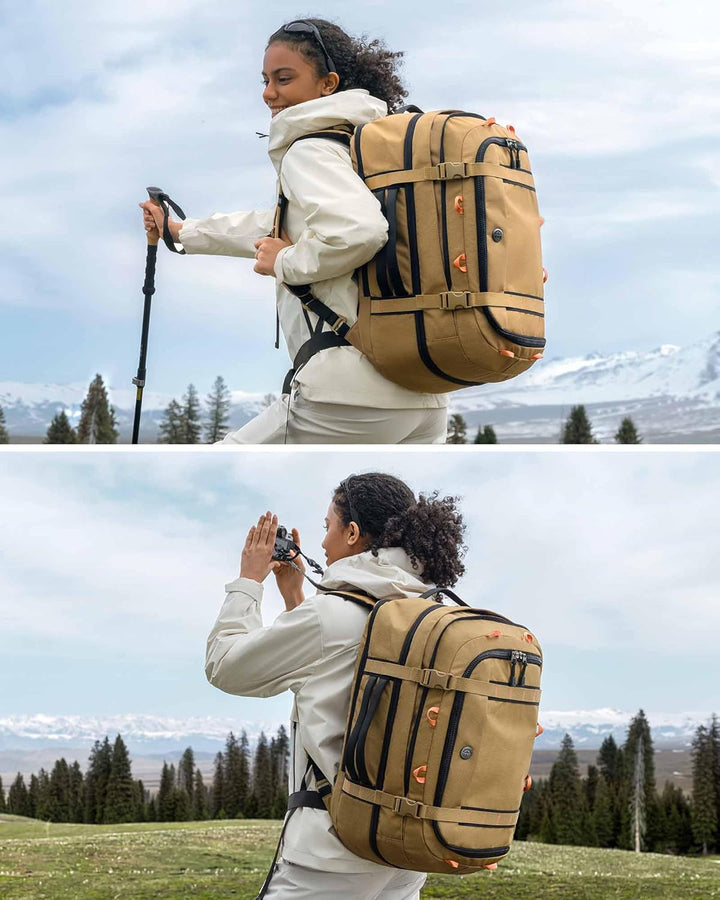 Tolaccea Handgepäck Rucksack, TSA-Freundlich Reiserucksack, Laptop Rucksack für 17.3 Zoll, Erweiterb
