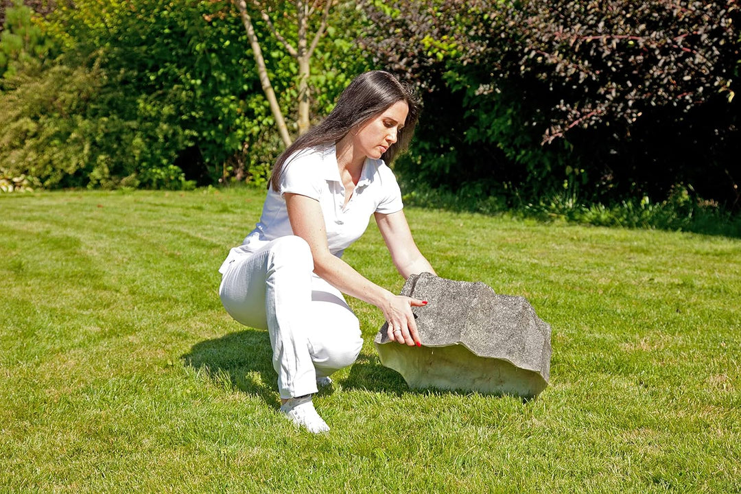 Kunstfelsen Für Garten Abdeckung Für Poolpumpe Sandfilteranlage Gullideckel Dekosteine Felsen Für Sc