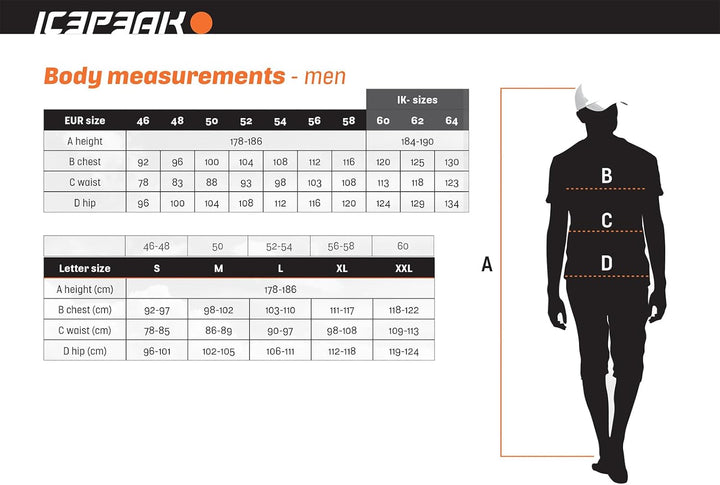 ICEPEAK Berthold Midlayer für Herren, Königsblau