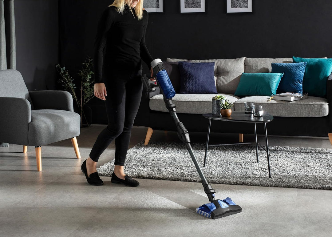 Rowenta X-Force Flex 9.60 Allergy Aqua kabelloser Akku-Stabstaubsauger, 100 Air Watt, herausnehmbare