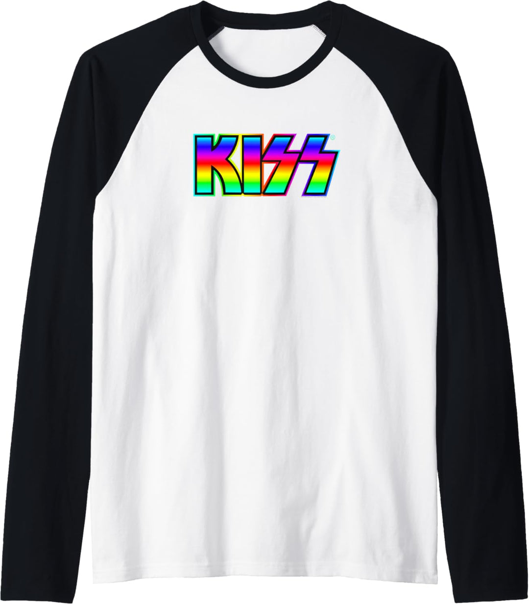 KISS - Verrücktes Nachtlogo Raglan