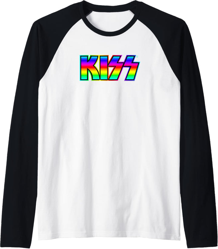 KISS - Verrücktes Nachtlogo Raglan