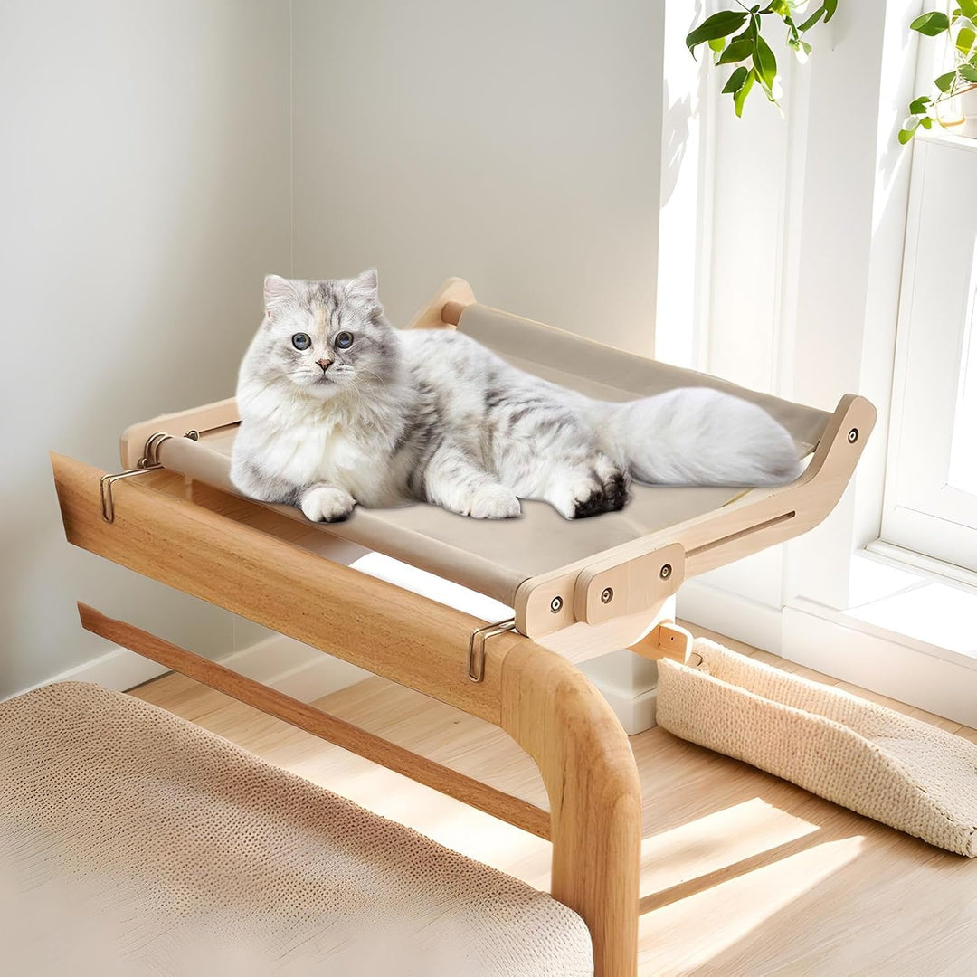 Katzenfenstersitz,Katzenfensterbett | Verstellbarer Kätzchensitz für die Fensterbank | Robuster Katz