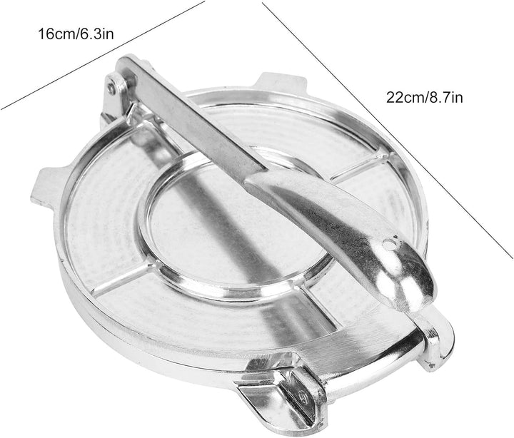 Tortilla-Presse aus Aluminiumlegierung, faltbares Teiggebäck-Presswerkzeug, vorgewürzter Tortilla-Ma